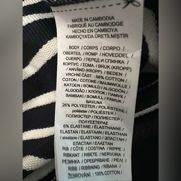 Lauren Ralph Lauren Navy/White Stripe Hooded Sweatshirt - Picture 5 of 6